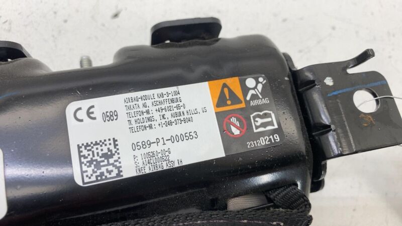 1005260-00-G 2012-2015 Tesla Model S Passenger / Driver Knee Airbag LH & RH Fits either side