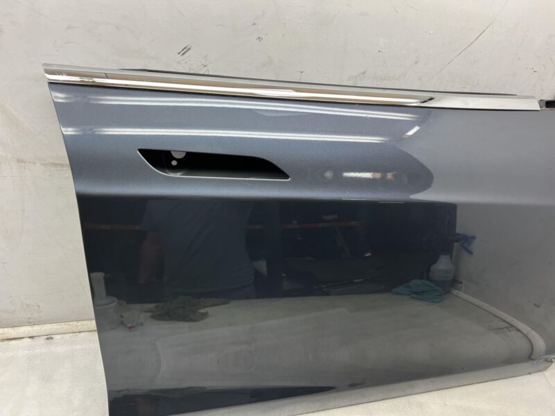 2012-2015 Tesla Model S MS Front Passenger Side Door Shell Panel Right Gray PMNG