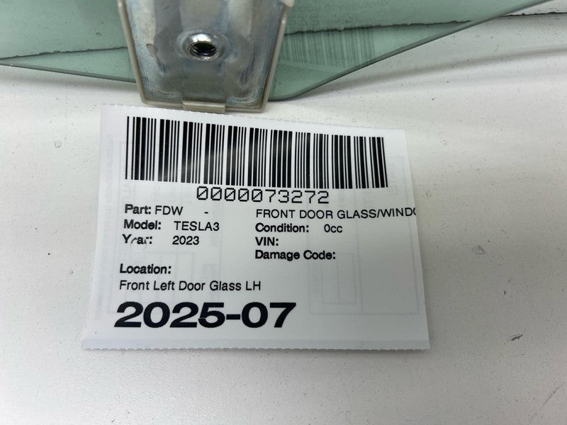 2021-2023 Tesla Model 3 Front Driver Side Door Window Glass Left LH Double Pane