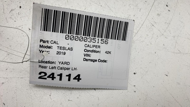 ⭕ 2016-2020 Tesla Model S X Rear Left Side Brembo Brake Caliper Red 10