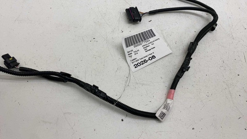 106795900D ⭕ 2017-2023 Tesla Model 3 M3 Rear Bumper Wiring Harness Cable Wire 1067959-00-D