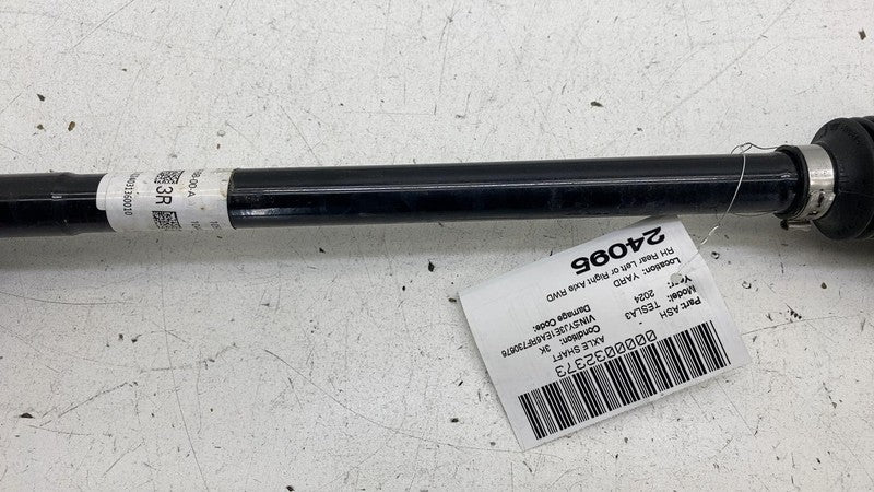 104416800A 2024 2025 Tesla Model 3 M3 Rear Right Axle Shaft Halfshaft (25MM x 565MM) RH RWD
