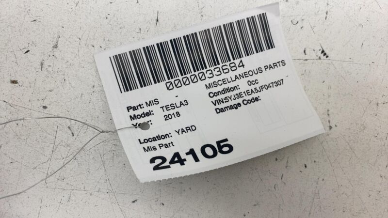 109568600E 2017-2023 Tesla Model 3 Front Passenger Side Audio Tweeter & Speaker Cover Right