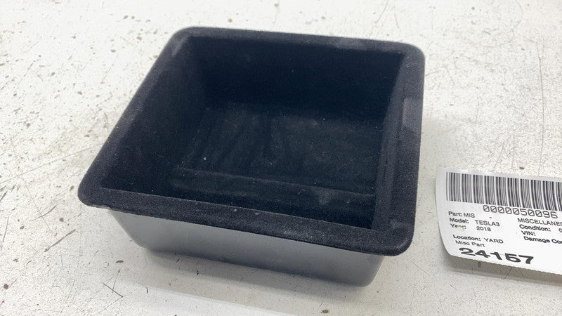 1112392 00 B 2017-2023 Tesla Model 3 Center Console Arm Rest Tray Storage Bin Cubby Assembly