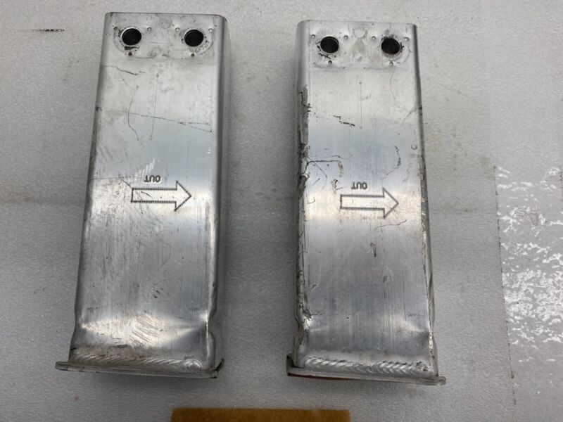 1109193 00 C ⭕ 17-23 Model 3 Y Front Bumper Reinforcement Crush Can Bracket x2 1109193-00-C