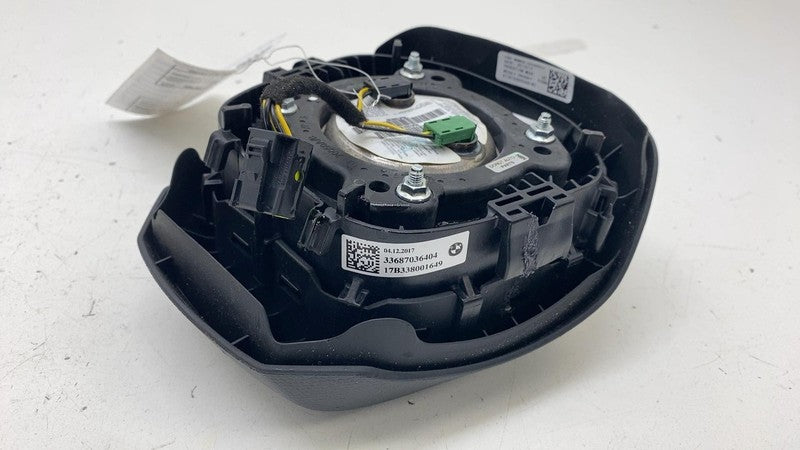 33687036404 ⭕ 2014-2021 BMW i3 I01 Front Driver Steering Wheel SRS Airbag Gray Assembly OEM