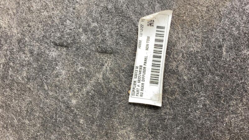 68227441AB 2017-2024 Chrysler Pacifica Rear Underbody Pan Diffuser Panel Splash Shield OEM