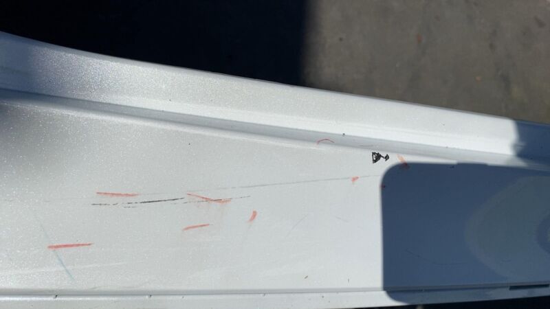 154012001E ⭕ 23 24 Model Y Rear Bumper Fascia Cover Assembly Pearl White PPSW 1540120-01-E