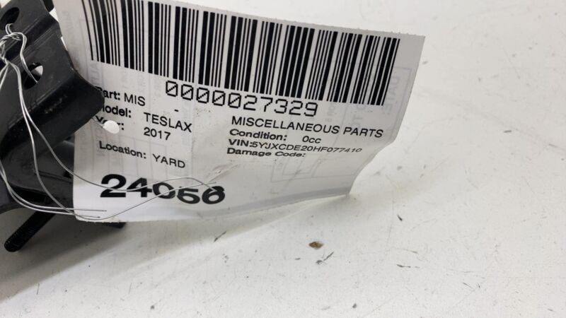 2016-2020 Tesla Model X MX Front Left & Right Bumper Reinforcement Ankle Catcher