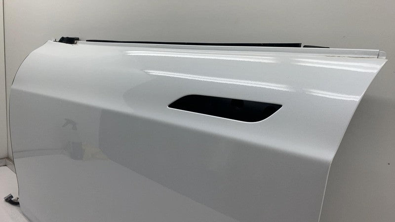 ⭕ 16-20 Model S Front Driver Side Door Panel Shell Left White PPSW 600