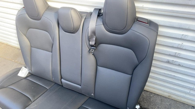 ⭕ 2024-2025 Tesla Model 3 Rear 2nd Row Black Leather Seat Upper + Lowe