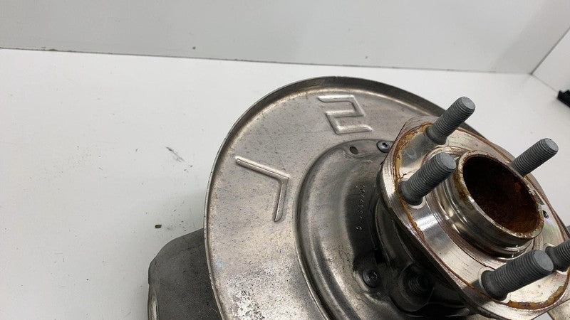 104412200E 17-23 Model 3 Front Left Spindle Knuckle w/ Wheel Hub & Shield RWD 1044311-00-E