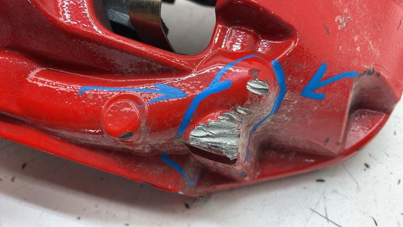 ⭕ 2021-2024 Tesla Model X Front Left Brake Caliper Performance Red 142