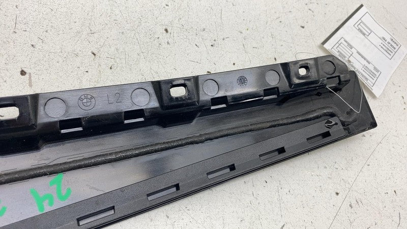51357407433 19-24 BMW 330i 330e G20 Rear Left Door Window B-Pillar Applique Trim 51357407433