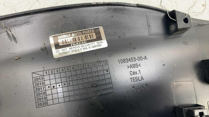 108345300A ⭕ 2017-2020 Model X Front Left Driver Seat Inner Trim Cover Panel 1083453-00-A