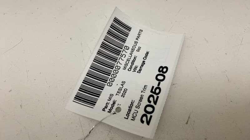 ⭕ 16-20 Tesla Model S Media Control Unit Screen Trim Bezel w/ Switch 1