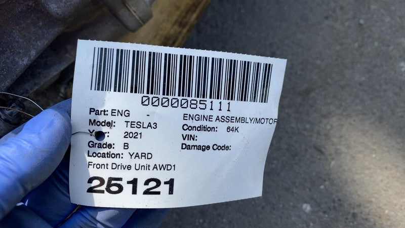 ⭕ 17-25 Tesla Model 3 M3 Front Drive Unit Engine Electric Motor AWD 11