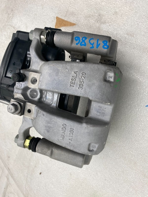 104462400H ⭕ 2017-2025 Tesla Model 3 Rear Right Caliper + Brake Hose Line BASE 1044624-00-H