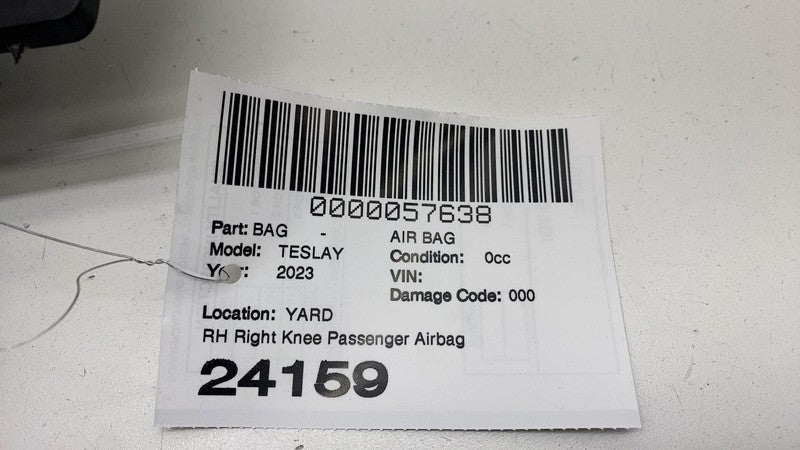 114375300A ⭕ 2017-2023 Tesla Model Y 3 Passenger Right Side Safety Knee Airbag 1077826-00-D