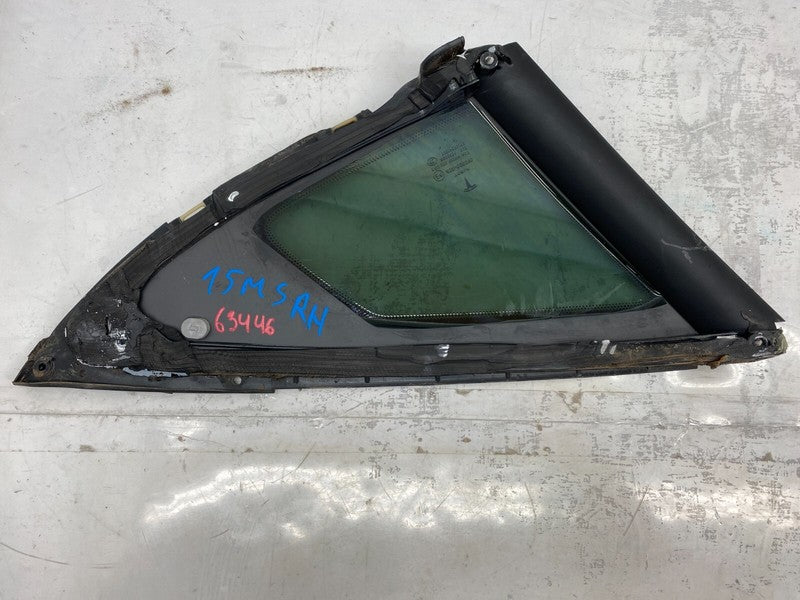 43R-008010 ⭕2012-2021 Tesla Model S Rear Passenger Side Quarter Window Glass Right Assembly