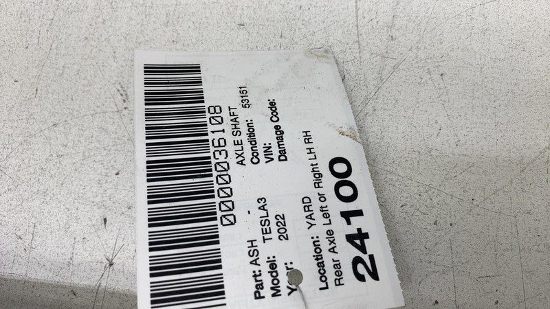 ⭕ 17-24 Tesla Model 3 Rear Left or Right Axle Shaft Halfshaft 25MM 104