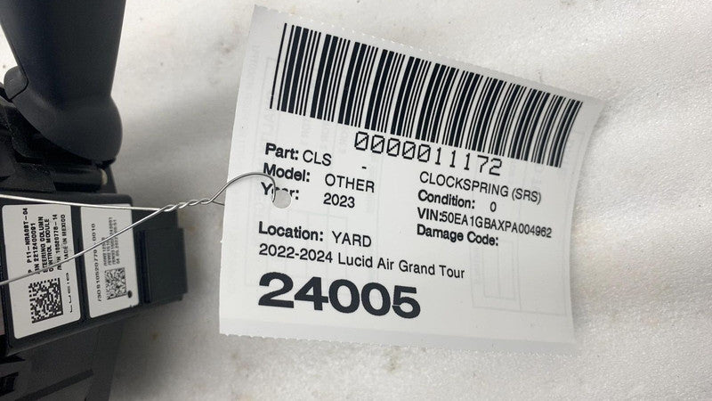 P11-NRA0ST-04 ⭕22-24 Lucid Air Steering Wheel Clockspring Combination Switch SRS P11-NRA0ST-04