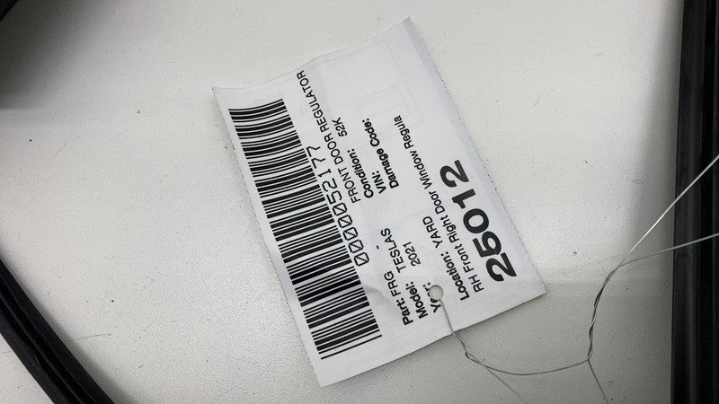 1506038-D3-F ⭕ 21-24 Model S Front Passenger Door Window Regulator & Motor Right 1506038-D3-F