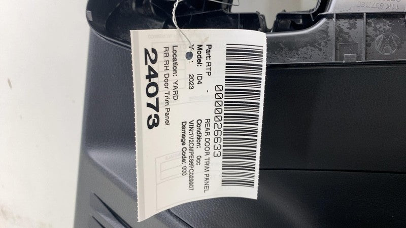 ⭕ 2023 Volkswagen ID.4 Rear Passenger Side Door Trim Card Cover Panel Right RH