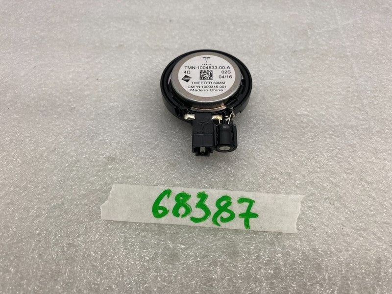 100483300A ⭕ 2012-2020 Tesla Model S X Audio System Speaker Tweeter 30MM Assy 1004833-00-A