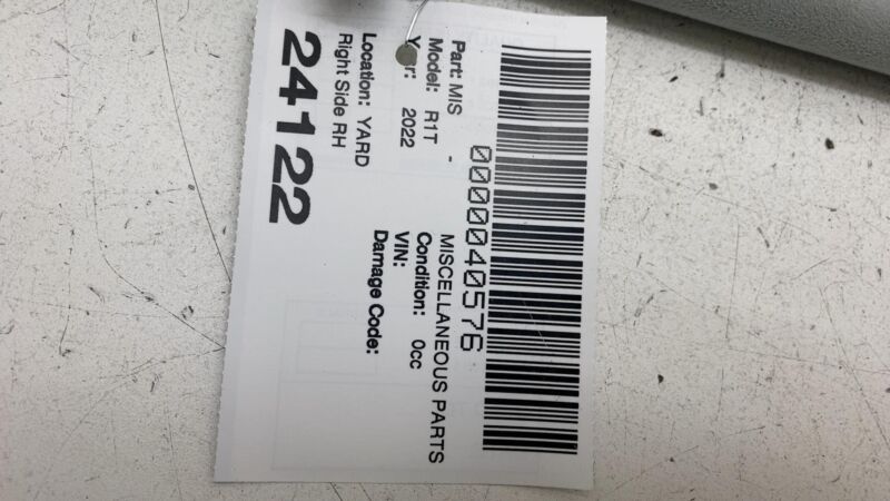 Does not apply 2022-2024 Rivian R1T Front Passenger Side Windshield Sun Visor Sunvisor Right RH