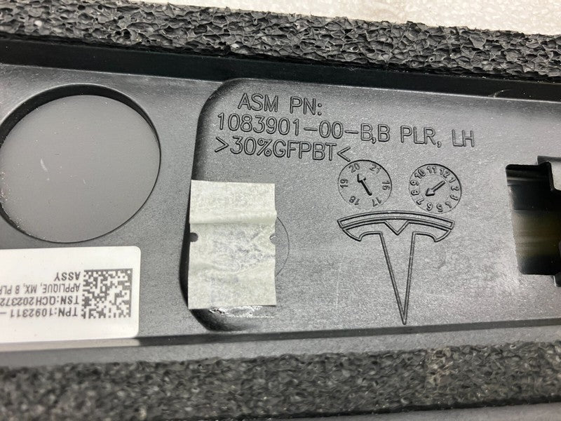 108390100B ⭕16-20 Model X Driver Side B-Pillar Glass Applique & Camera Left LH 1083901-00-B