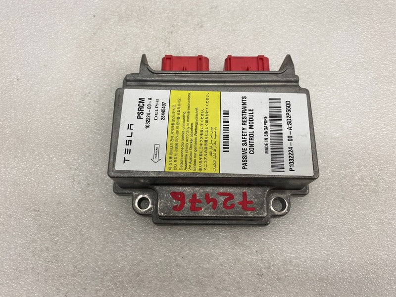 103222400A ⭕ 12-15 Model S Passive Safety Restraint Control Module Crash Data 1032224-00-A