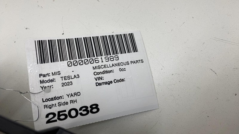 108629900L ⭕ 2017-2023 Tesla Model 3 M3 Right B-Pillar Lower Trim Cover Panel 1086299-00-L