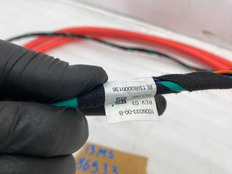1004874 00 E ⭕ 12-15 Model S Rear Junction Box to Charge Port Wire Cable Harness 1004874-00-E