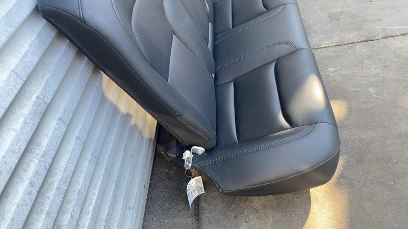 ⭕ 24-25 Model 3 Rear 2nd Row Black Leather Seat Upper + Lower Cushion Perforated