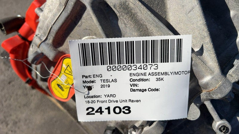 ⭕ 19-20 Tesla Model X Electric Engine Motor Front Raven Drive Unit 147