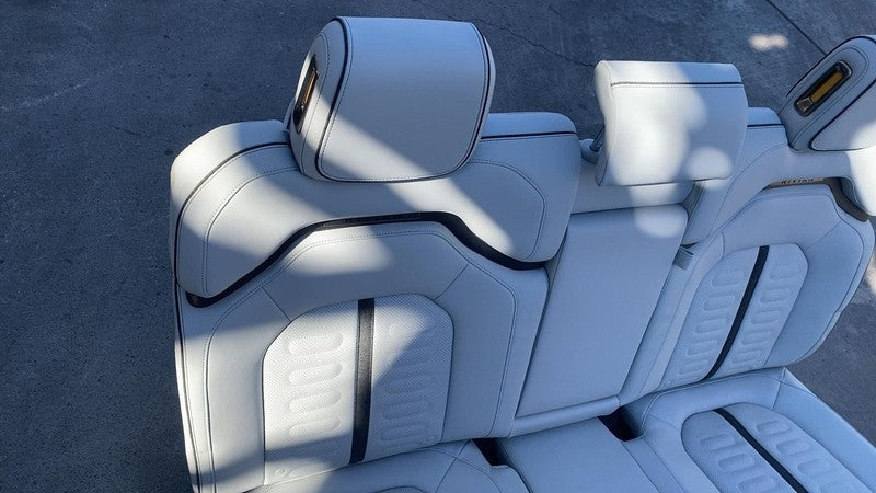 ⭕2022-2024 Rivian R1T Front Left & Right + Rear 2nd Row Leather Seat Ocean Coast