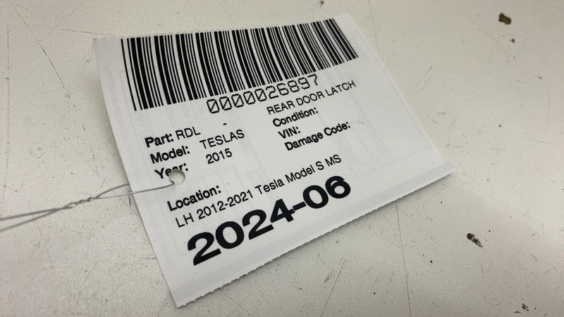 ⭕ 2012-2020 Tesla Model S Rear Driver Side Door Lock Latch Actuator 60