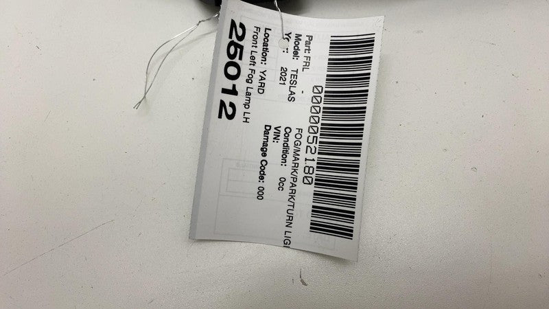 156371000C 2021-2024 Tesla Model S Front Driver Side Bumper Fog Light LED Foglamp LH Left