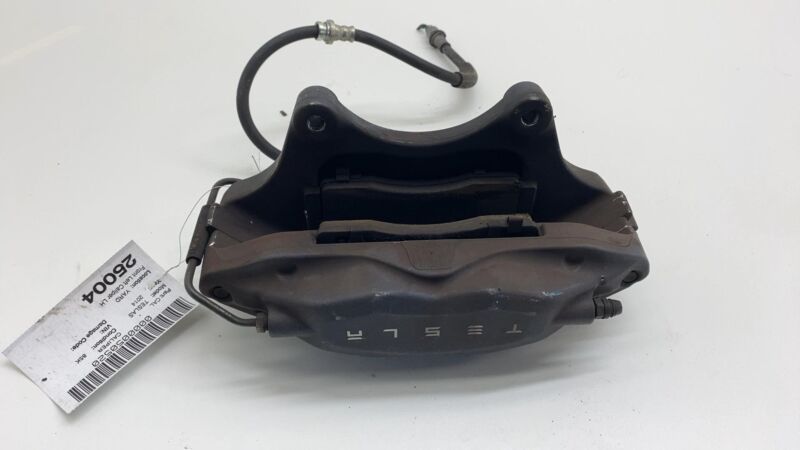 2012-2020 Tesla Model S MS Front Driver Side Caliper w/ Brake Hose Line Left LH