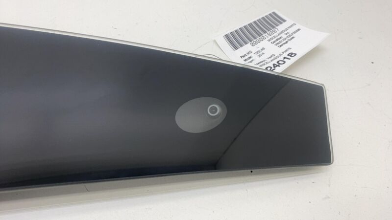1092307 00 E 2016-2020 Tesla Model S Passenger Side B-Pillar Glass Applique & Camera Right RH