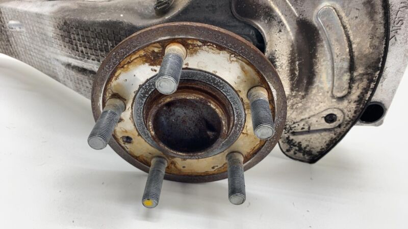 2012-2015 Tesla Model S Front Right Spindle Knuckle + Wheel Hub + ABS Sensor RWD