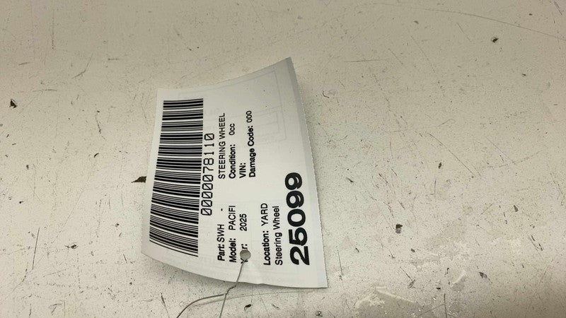 7GG921A3-AA ⭕ 2025 Chrysler Pacifica Steering Wheel w/ Control Switches Black OEM 55079457AA