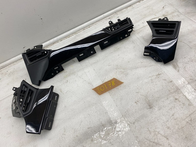 ⭕ 2012-2015 Tesla Model S SET of Dash A/C Air Vent Outlet Dashboard Trim Panel