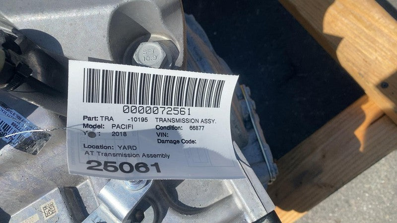 68311996AA ⭕ 2017-2019 Chrysler Pacifica 9-Speed Automatic Transmission 3.6L FWD 68311996AA