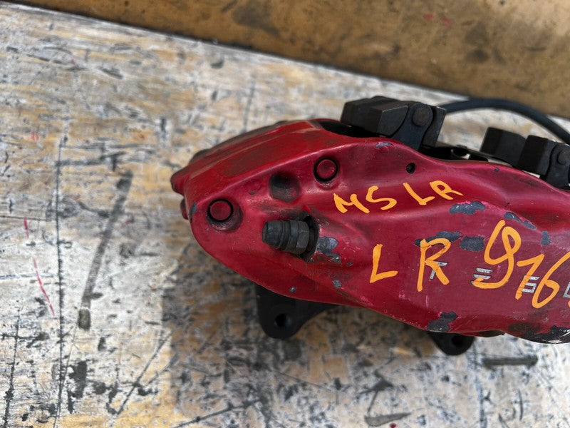 ⭕ 2012-2020 Tesla Model S Front Driver Side Caliper Red w/ Brake Hose