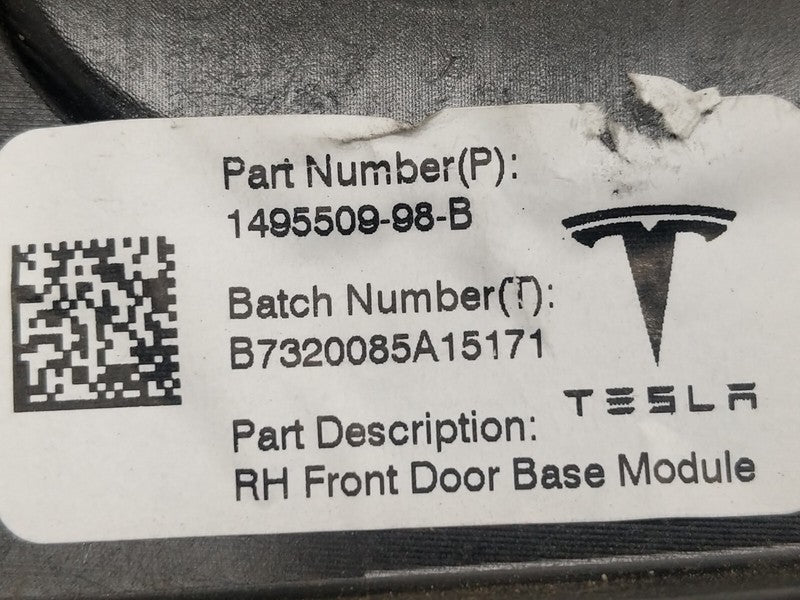 20-24 Model Y Front Right Door Carrier + Window Regulator & Speaker 14