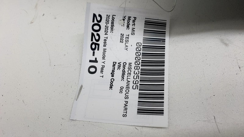 ⭕ 2020-2024 Model Y Rear Lower Trunk Tub Cargo Storage Compartment 148