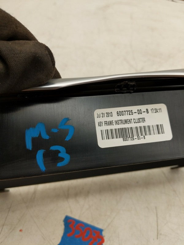 6007725-00-B ⭕ 12-15 Model S MS Speedometer Instrument Cluster Trim Bezel Frame 6007725-00-B