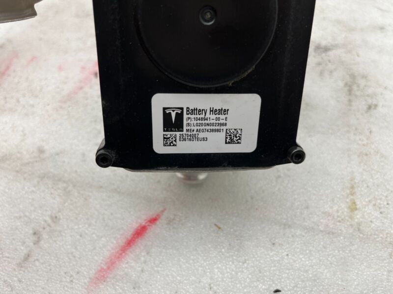 104894100E ⭕16-20 Model X MX Electric Battery Heater w/ Wire Harness & Bracket 1048941-00-E
